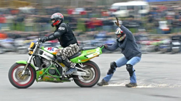 A biker show. Photo by Julia Darashkevich