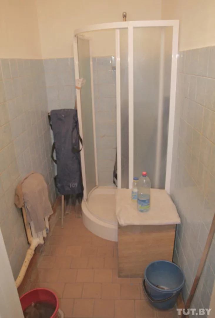 Душ для супрацоўнікаў на 6-й падстанцыі.