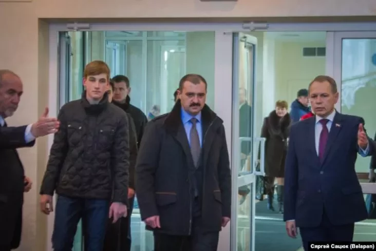 Мікалай і Віктар Лукашэнкі