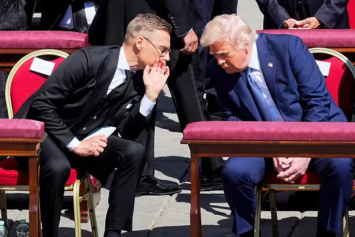 Дональд Трамп і Аляксандр Стуб Donald Trump and Alexander Stubb Дональд Трамп и Александр Стубб