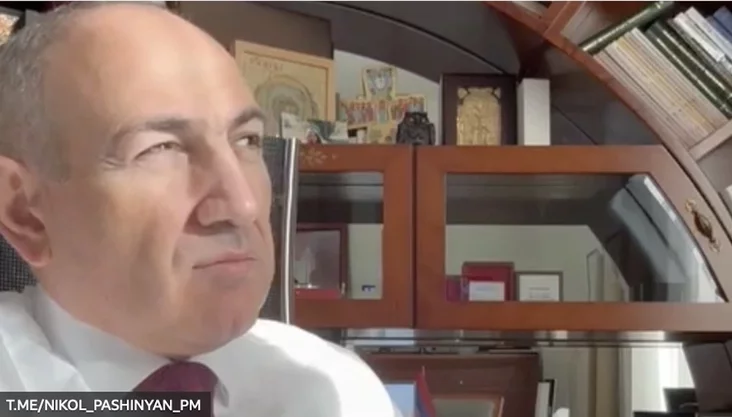 Pashinyan listening to music thoughtfully