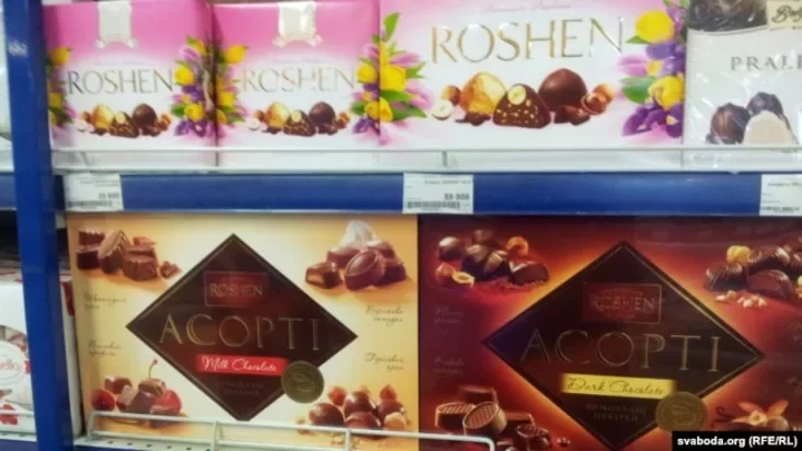 There are no Ukrainian candies in Belarusian stores now. Archive photo