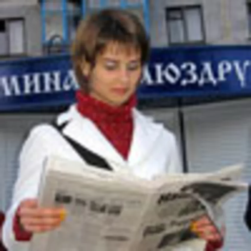 Акцыя ў падтрымку НН у Салігорску. Фота Алеся Міхалка