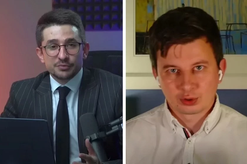 Майкл Наки и Руслан Левиев. Скрин видео
