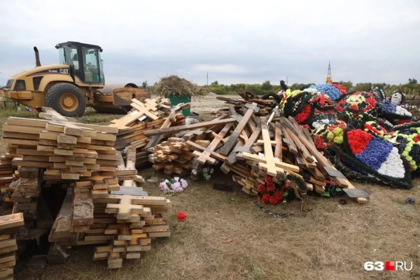 Кладбище в селе Николаевка Самарской области Cemetery in the village of Nikolaevka, Samara Region Могілкі ў сяле Нікалаеўка Самарскай вобласці