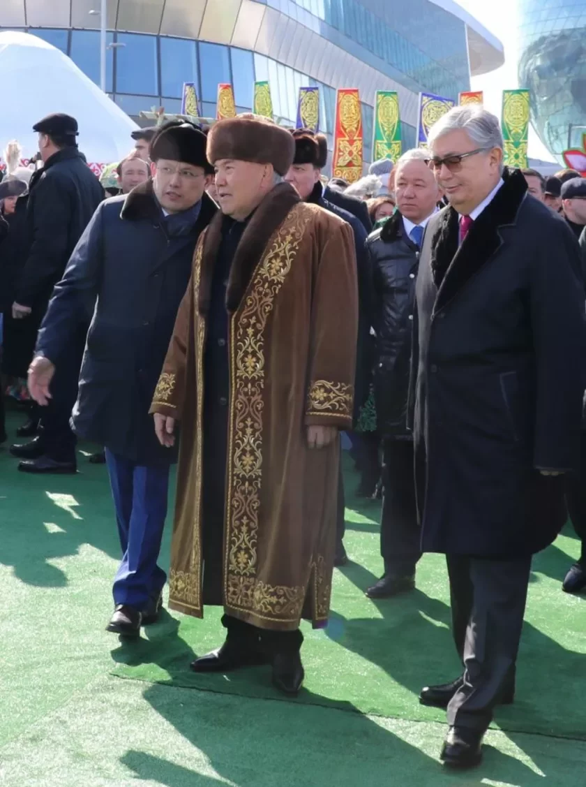 Касым-Жомар Токаев и Нурсултан Назарбаев Kassym-Zhomart Tokayev and Nursultan Nazarbayev Нурсултан Назарбаеў і Касым-Жамарт Такаеў