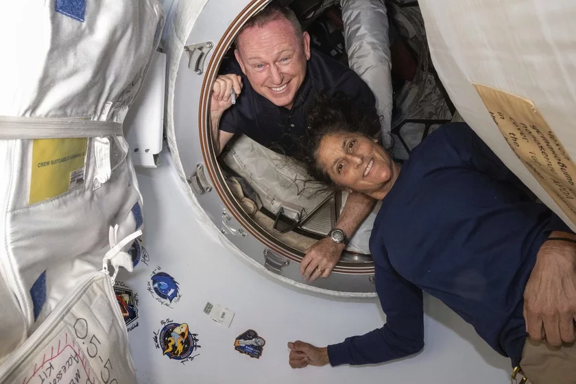 Bary Uiłmar (Barry Wilmore) i Sunita Uiljams (Sunita Williams) Barri Uiłmar i Sunita Uiljam