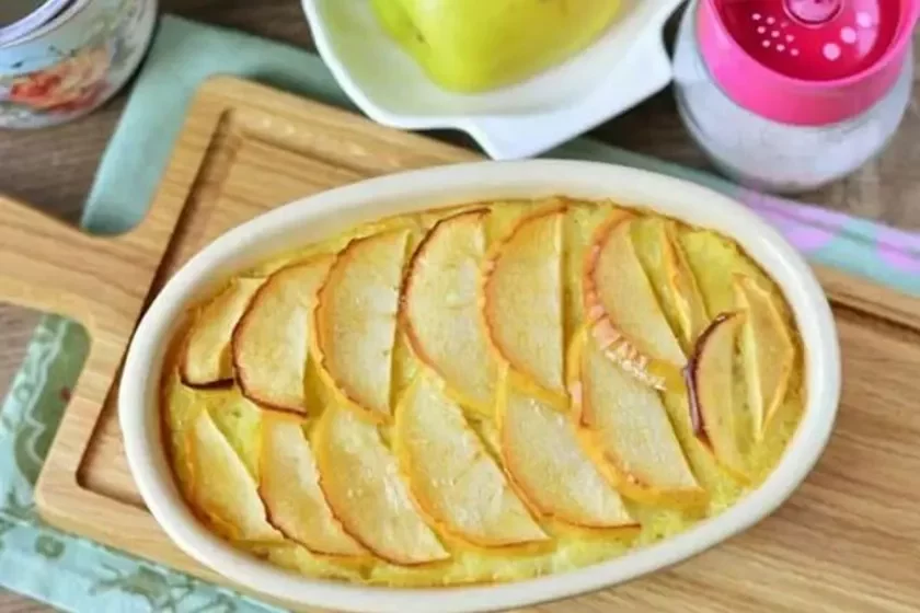 Baked pudding