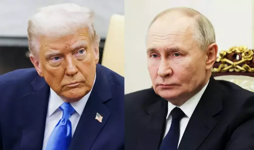 Donald Trump and Vladimir Putin