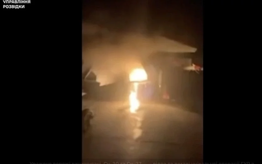 Fighter jets on fire