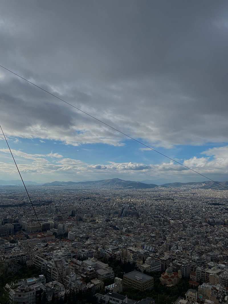 Панарама Афін зверху.